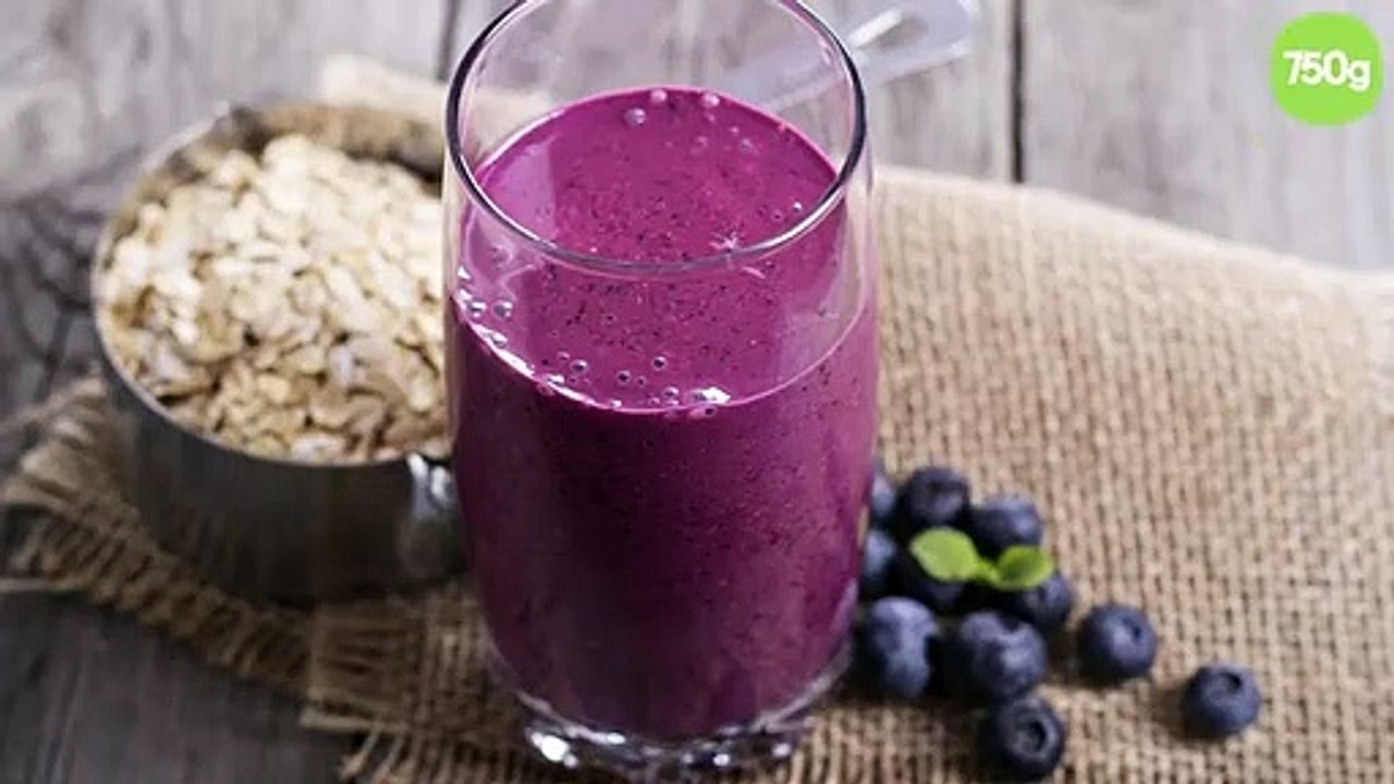 Smoothie aux myrtilles