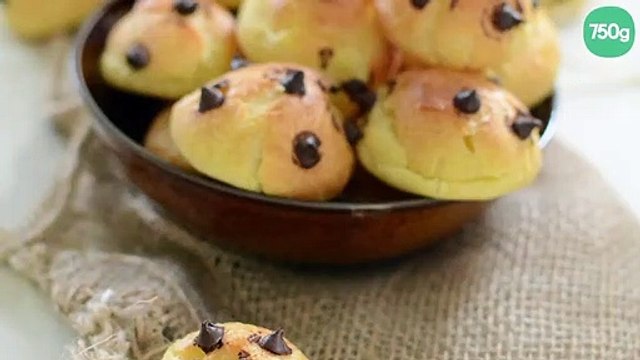 Chouquettes aux pépites de chocolat