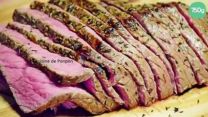 Rosbeef cuit à basse température