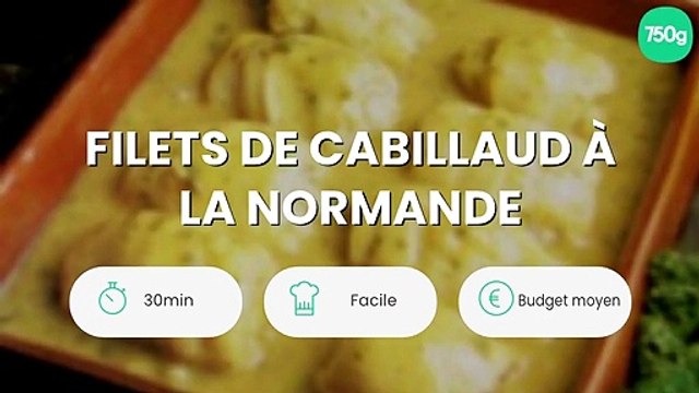 Filets de cabillaud à la Normande