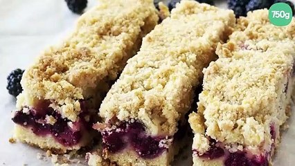 Tarte aux mûres façon crumble