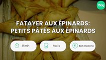 Fatayer aux épinards: petits pâtés aux épinards