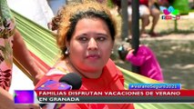 Familias disfrutan vacaciones de Semana Santa en balnearios de Granada