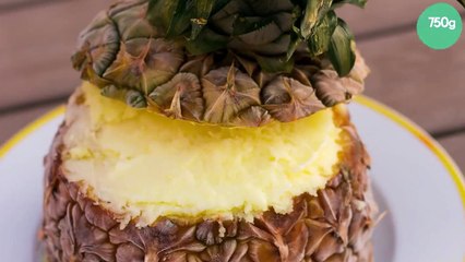 Sorbet à l'ananas maison