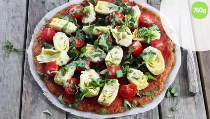 Pizza sans gluten à la patate douce