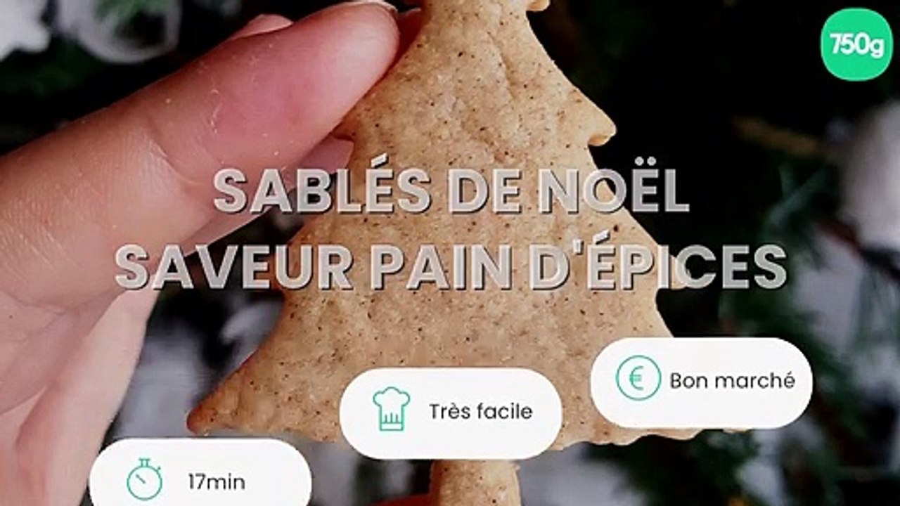 Sablés de Noël saveur Pain d'épices