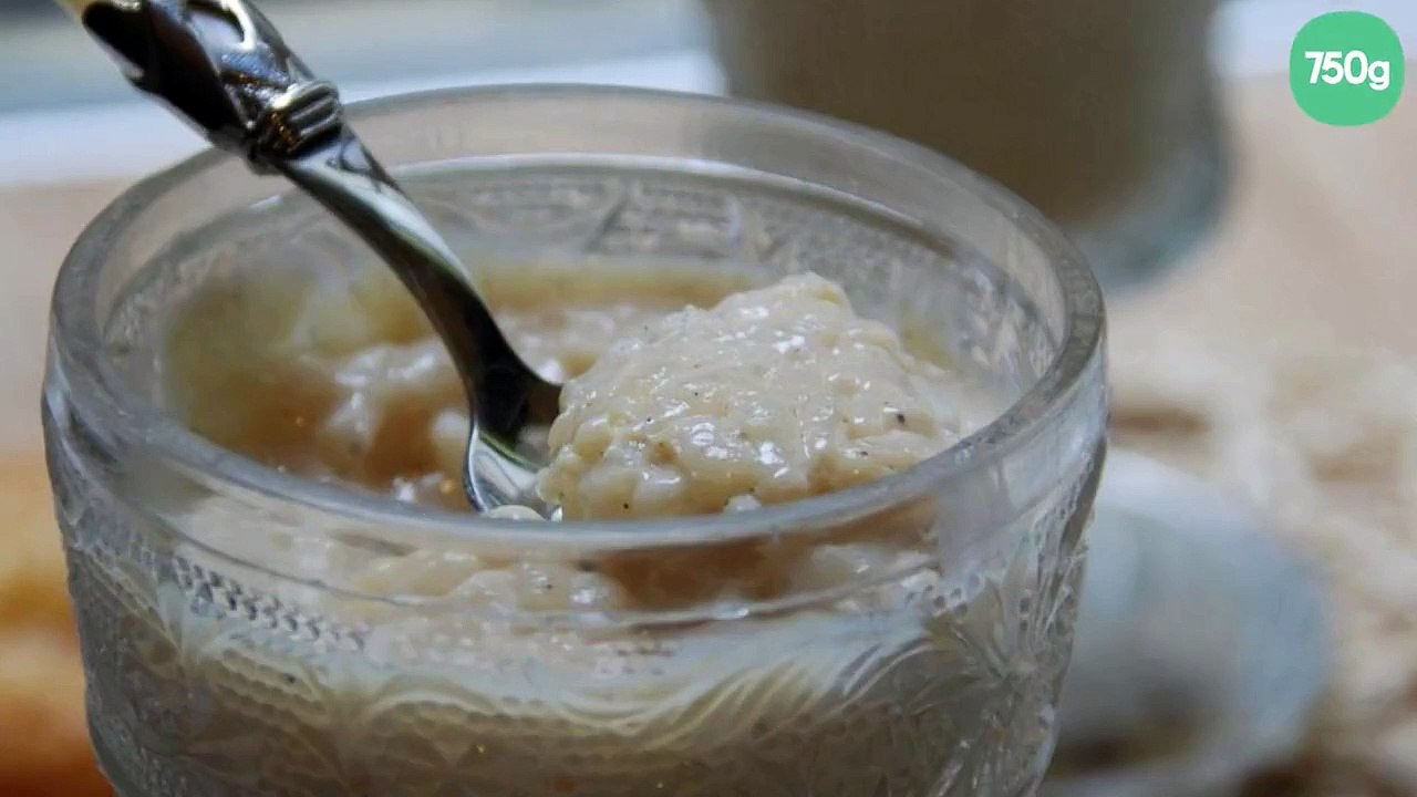 Riz au lait concentré vanille