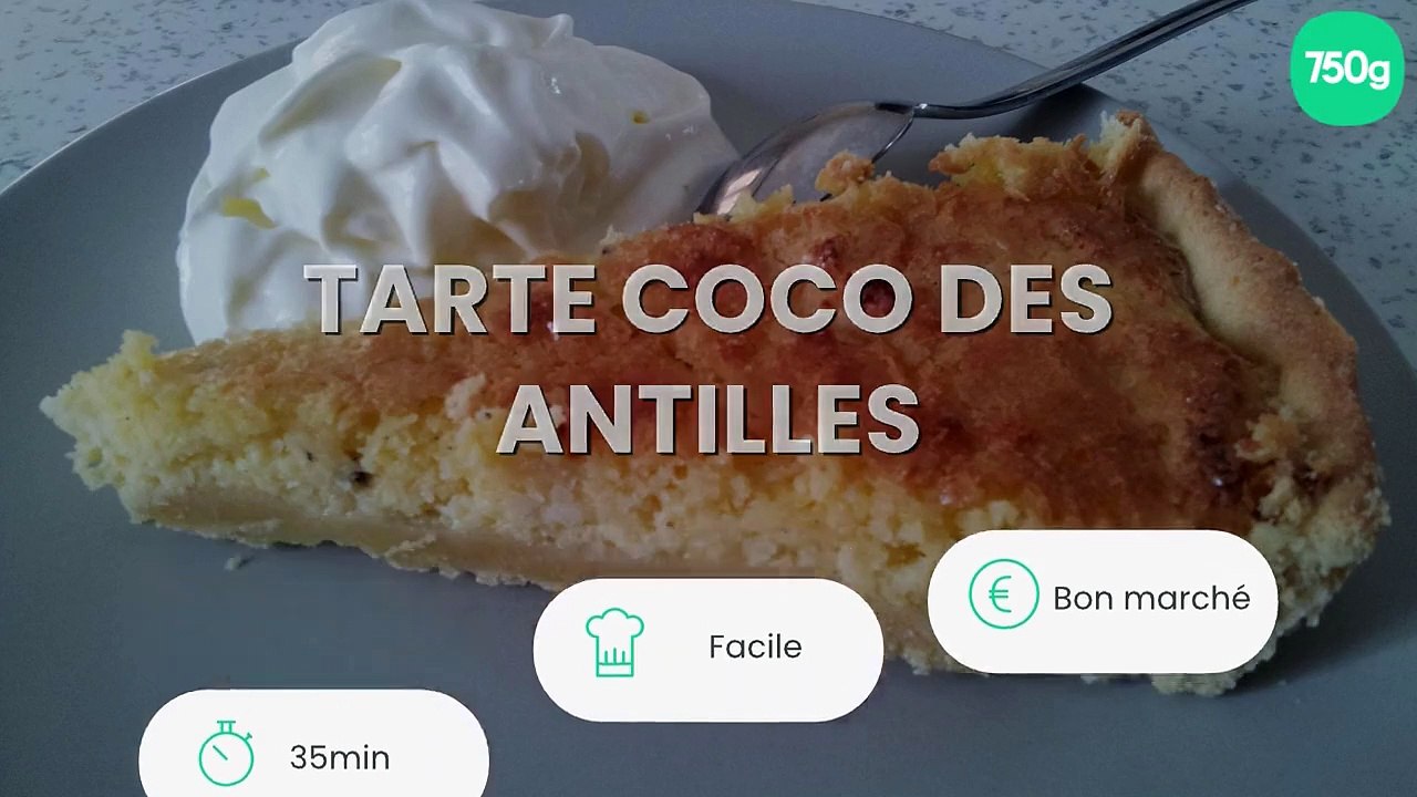 Tarte coco des Antilles