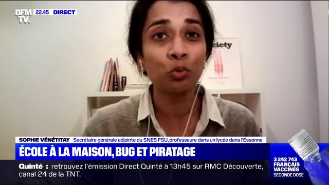 Bugs pour le début de l'école à distance: pour Sophie Vénétitay (SNES-FSU), on aurait dû tirer les leçons de l'an dernier