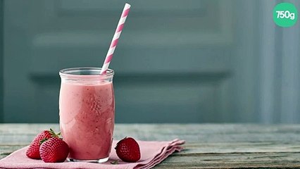 Smoothie fraises et fromage blanc