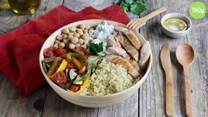 Salade healthy au Couscous en perles