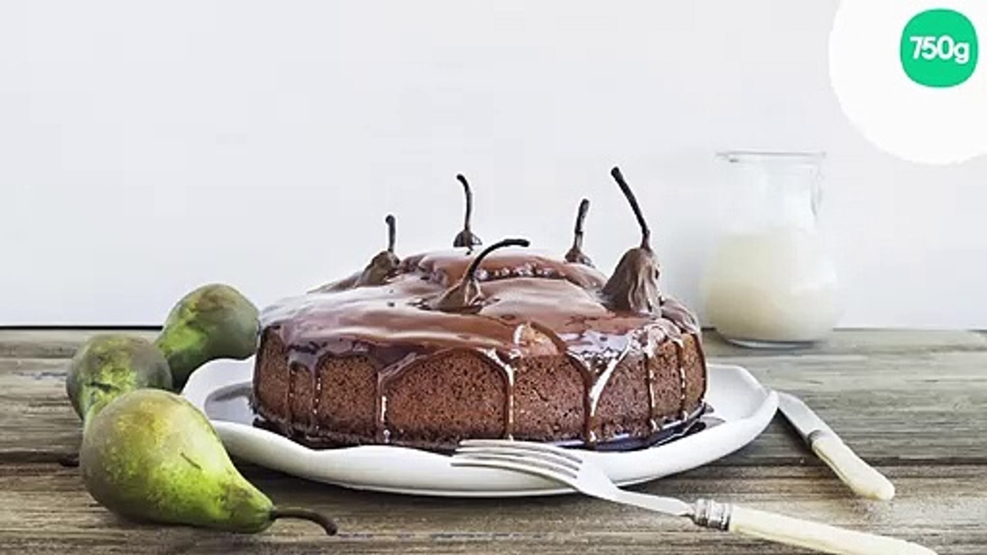Gateau Au Chocolat Et Poires Video Dailymotion