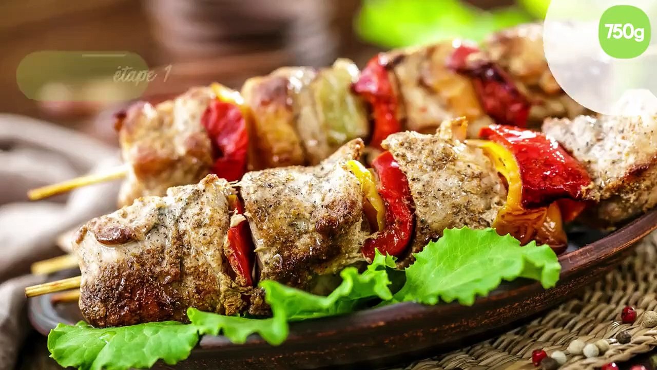 Brochette de poulet tandoori