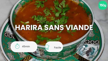 Harira sans viande