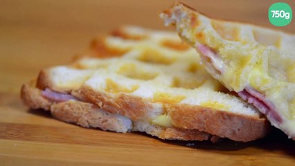 Croque-monsieur gaufre
