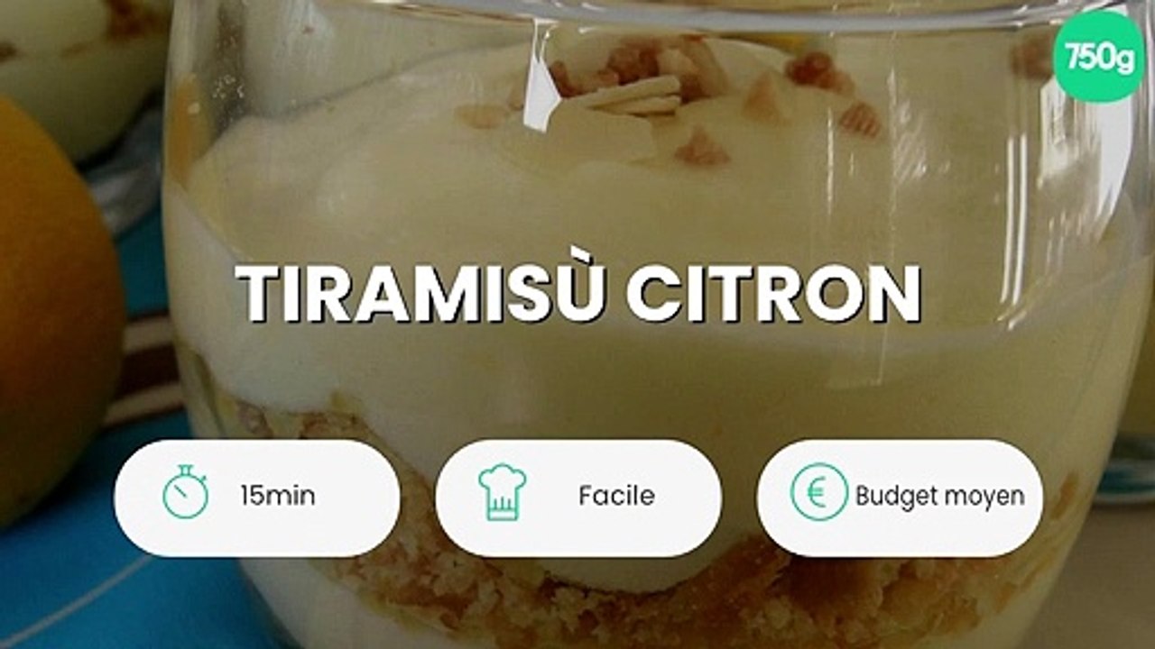 Tiramisù citron
