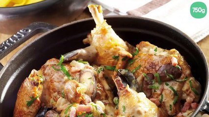 Cocotte de poulet forestière