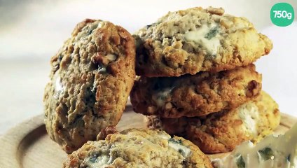 Cookies roquefort et noix pour l'apéritif