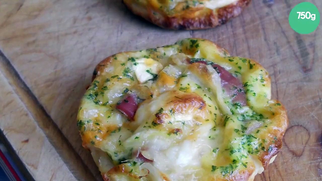 Mini quiches pancetta-chèvre