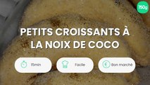 Petits croissants à la noix de coco