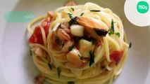 Spaghettis aux fruits de mer maison