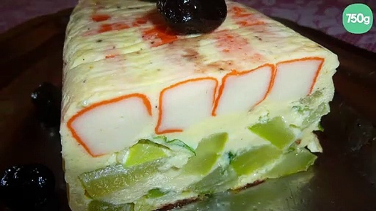 Pain de courgettes aux surimi