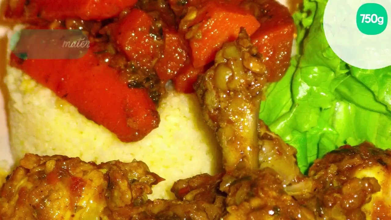 Poulet aux carottes façon Tajine