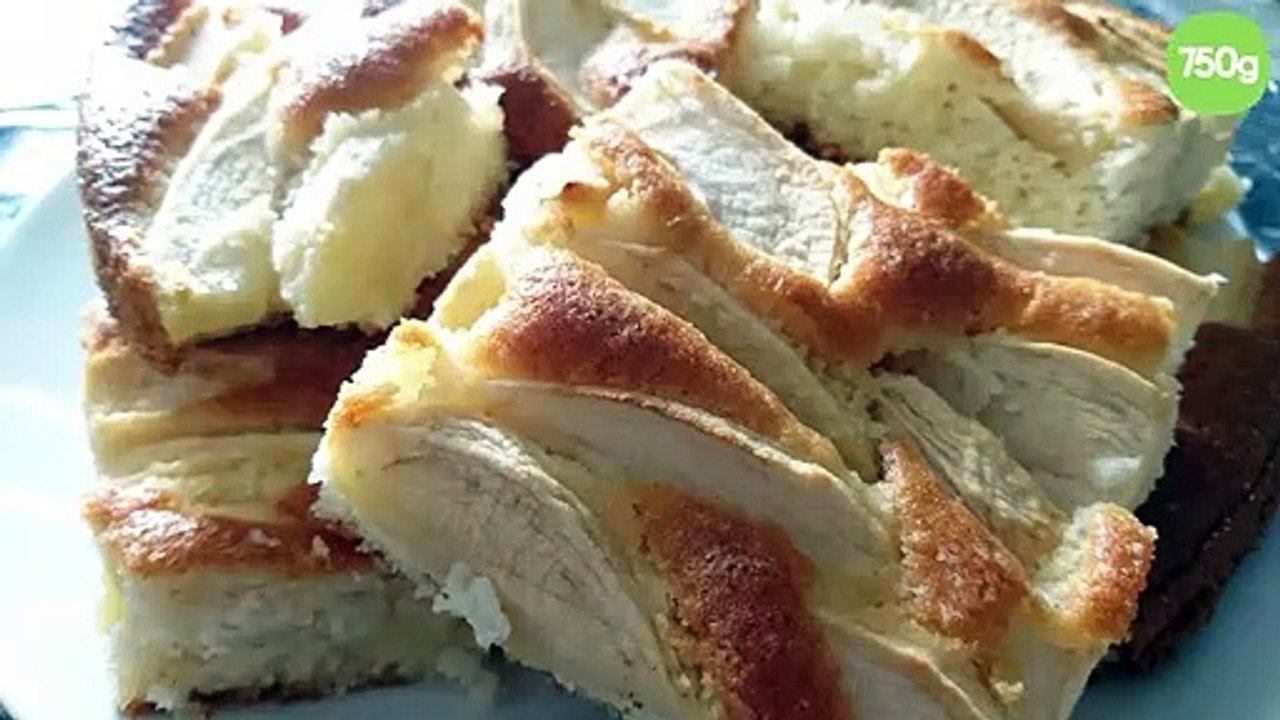 Gâteau aux petits suisses et pommes