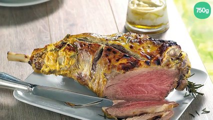 Gigot de Pâques à la moutarde