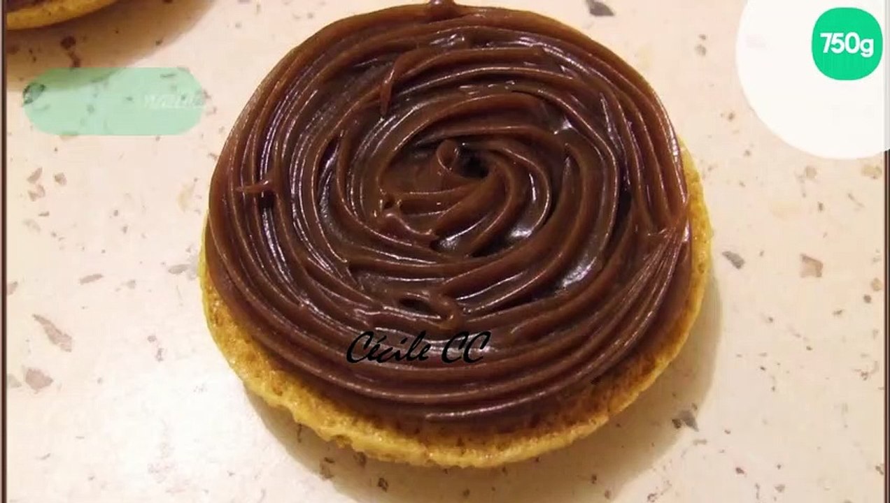 Biscuits à la ganache pralinoise