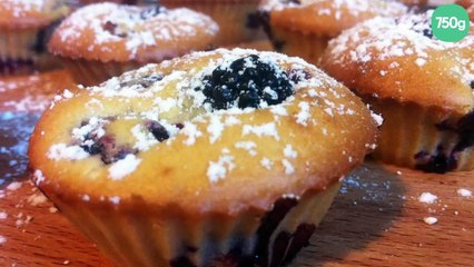 Muffins aux mûres