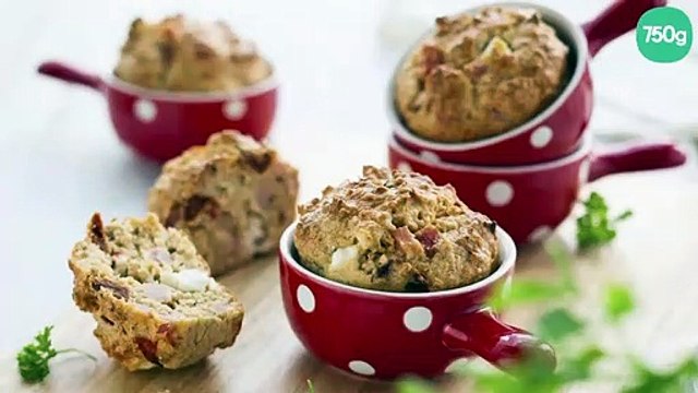 Muffins aux lardons et au gruyère