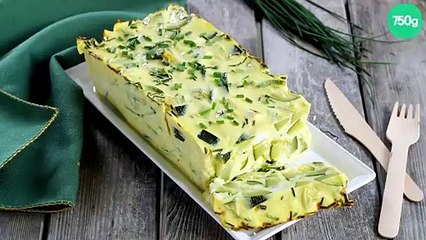Flan de courgettes à la feta