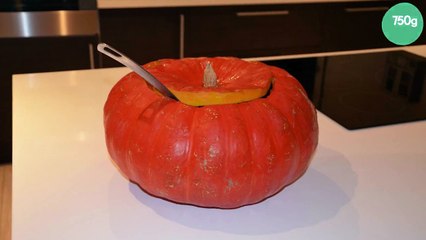 Soupe de citrouille à la châtaigne