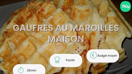 Gaufres au maroilles maison