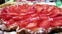 Tarte aux fraises/framboises, crème pâtissière