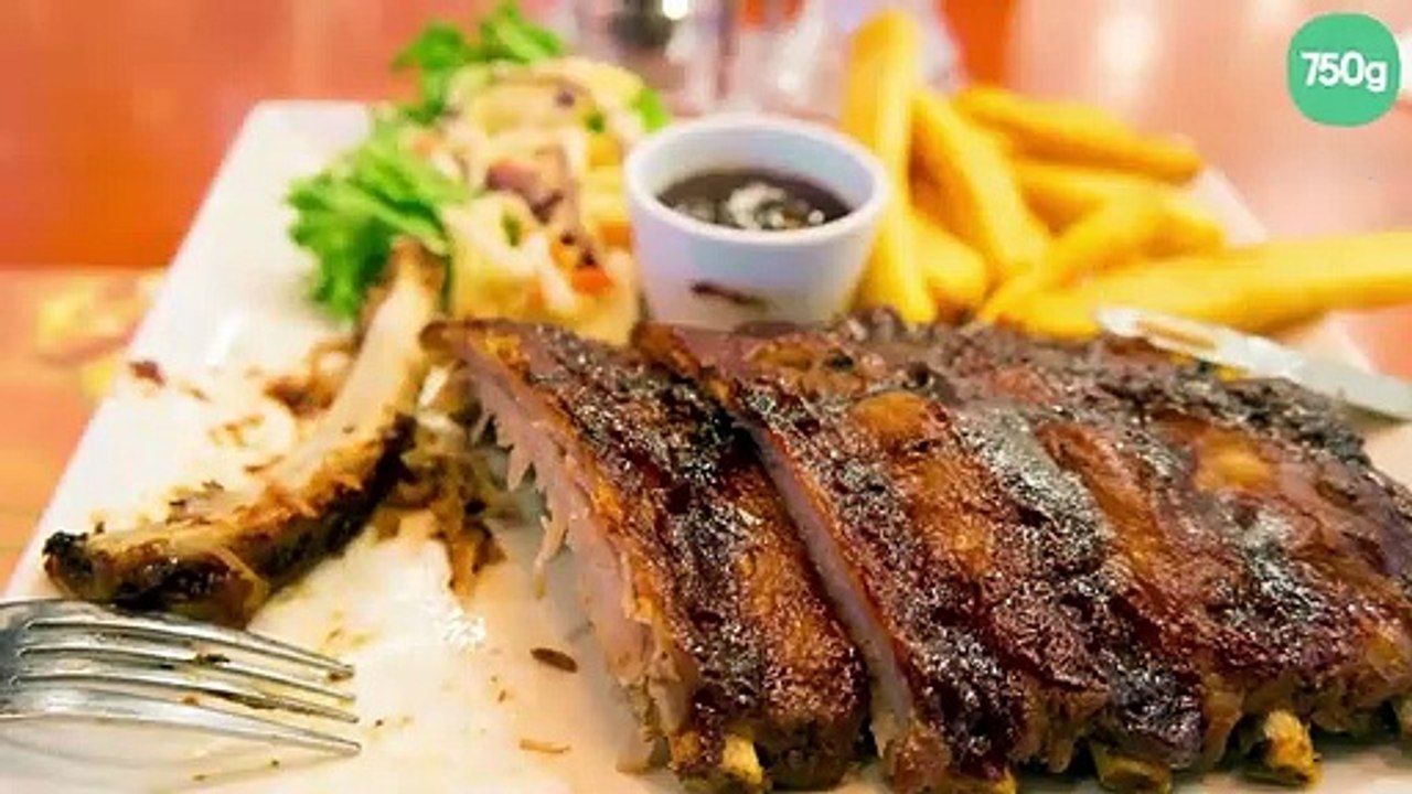 Ribs grillés à la moutarde