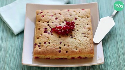 Moelleux amandes et groseilles