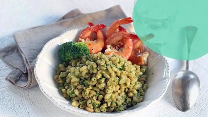Risotto de coquillettes brocoli et crevettes