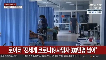 "세계 코로나19 사망자 300만명 넘어…3개월만 100만명↑"