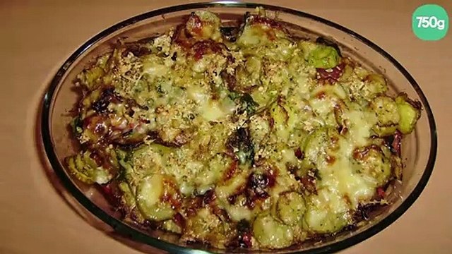 Gratin patisson courgettes méridionnal