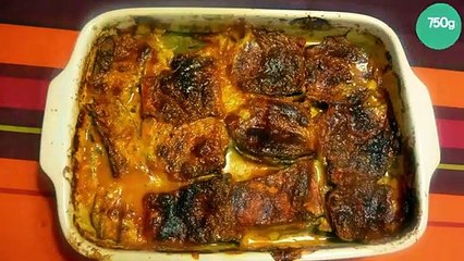 Mon gratin d'aubergine à la sauce tomate