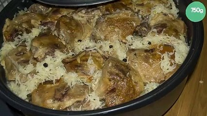 Cuisses de canard confites à la choucroute