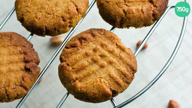 Cookies 3 ingrédients au beurre de cacahuètes