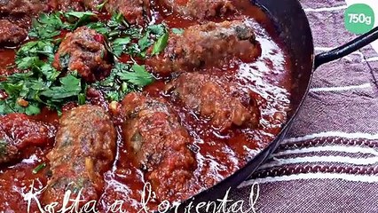 Keftas aux aubergines à l'orientale