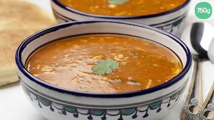 Soupe express tomate et pois chiches