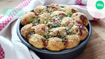 Monkey Bread salé parmesan & pesto