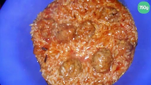 Riz au boulettes de viande