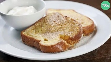 Brioche perdue à la vanille