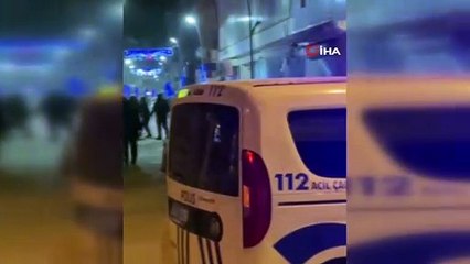 Polis ekiplerine zor anlar yaşatan alkollü şahıs biber gazıyla etkisiz hale getirildi